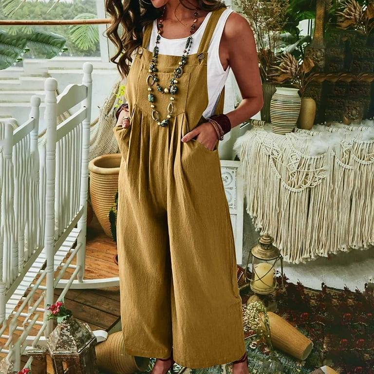 Jumpsuit with buttons on side sales