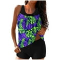 thumbnail image 1 of SELONE Womens Tankini Bathing Suits Modest 2 Piece Beachwear High Waisted Bathing Suits Hawaiian Swim Beach Swimsuit, 1 of 6