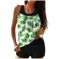 thumbnail image 1 of SELONE Womens Swimsuits Tankini Sets 2 Piece Modest Beachwear High Waisted Bathing Suits Hawaiian Beach Swimwear XL, 1 of 6