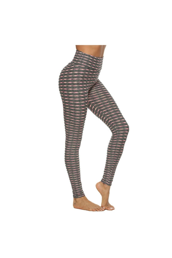 Workout Leggings for Women Butt Lifting Stretch High Waisted Tight Athletic Yoga Pants Printed Sports Pants