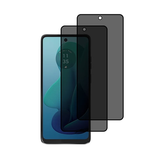 SELOZKE Black Privacy Screen Protector for Motorola Moto G 5G 2024 , 2-pack Anti-spy Anti-Scratch Tempered Glass Protector for Motorola Moto G 5G 2024
