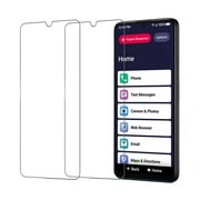SELOZKE Screen Protector for Jitterbug Phones Smart 4 (6.75”) , [2 Pack] Clear Tempered Glass for for Jitterbug Phones Smart 4 (6.75”)