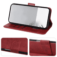 thumbnail image 1 of SELOZKE for Samsung Galaxy S25 5G Red Full Coverage Wallet Case with Credit Card Holder,PU Leather Magnetic Protective Phone Case, 1 of 5
