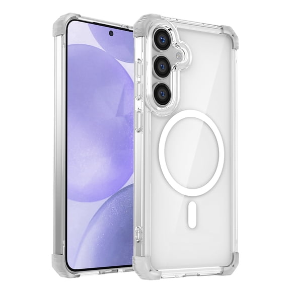 SELOZKE for Samsung Galaxy S26 Plus 5G 2026 Phone Holder, Magnetic Protective Phone Case (Transparent)