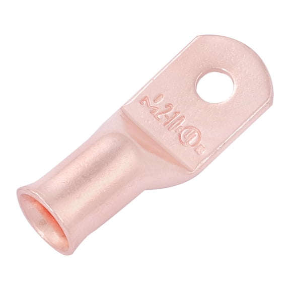 SELTERM 2 AWG #10 Ring Battery Cable End Terminal Lugs Bare Copper 10ea