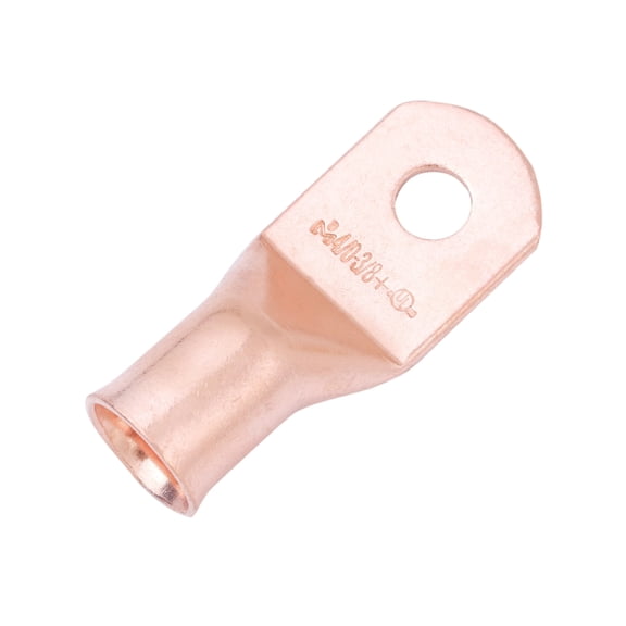 SELTERM 4/0 AWG XL 3/8" Ring Battery Cable End Terminal Lugs Bare Copper 10ea