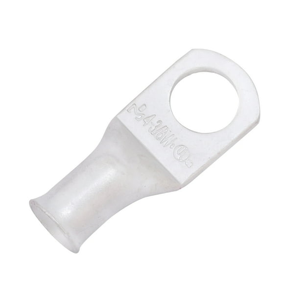 SELTERM 4 AWG 3/8" Ring Wide Battery Cable End Terminal Lugs Marine Grade 10ea