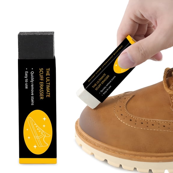 SELVORIA 2026 New Suede Eraser Sneaker Cleaner Portable Stain Removal Rubber Block - Eraser for Suede and Faux Leather Shoes Cleaning for Sneakers,Boots,Loafers,Flats