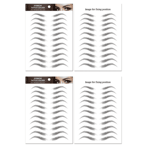 Scripted Tattoo Tattoo Eyebrows Stickers