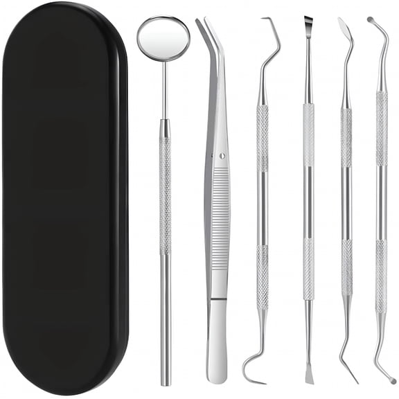 SELVORIA 6-Piece Tooth Care Set for Healthy Smile Complete Dental Hygiene Kit