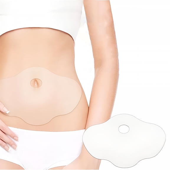 SELVORIA Abdomen Anti-Wrinkles Reusable Lift Tapes for Silicone Tummy Sticker Sheet Reusable Silicone Pads Lifts Sagging Skin on Abdomen for Anti Aging Patch Beauty Sticker