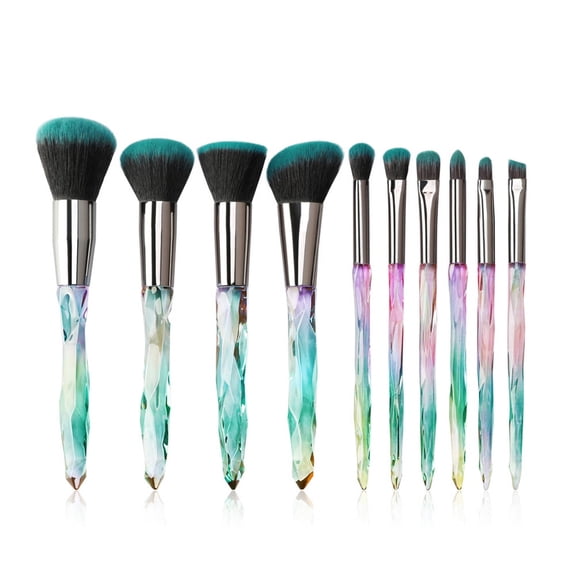 SELVORIA Makeup Brush Set,Effortless Application Eye Makeup Brushes,Precision Tools Create Flawless Looks Brochas Para Maquillaje,Green