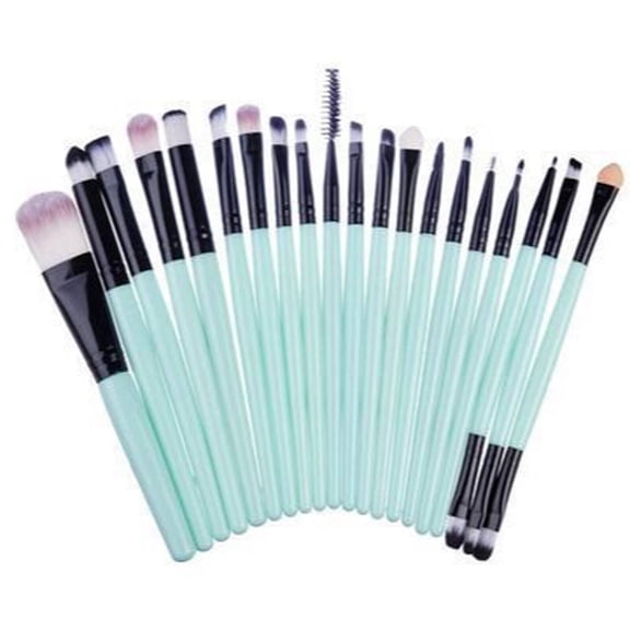SELVORIA Makeup Brushes Set,Premium Bristles Brochas Para Maquillaje,Easy Pigment Pickup Smooth Coverage Concealer Brush,Green