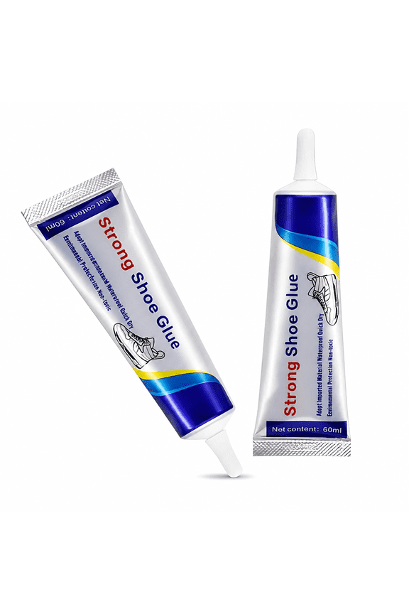 Shoe Glue for Sole Repair Heavy Duty Adhesive for Boots Leather Rubber Canvas, Waterproof Flexible Clear Drying with Precision Applicator, Fix Loose Heels Peeling Soles on All