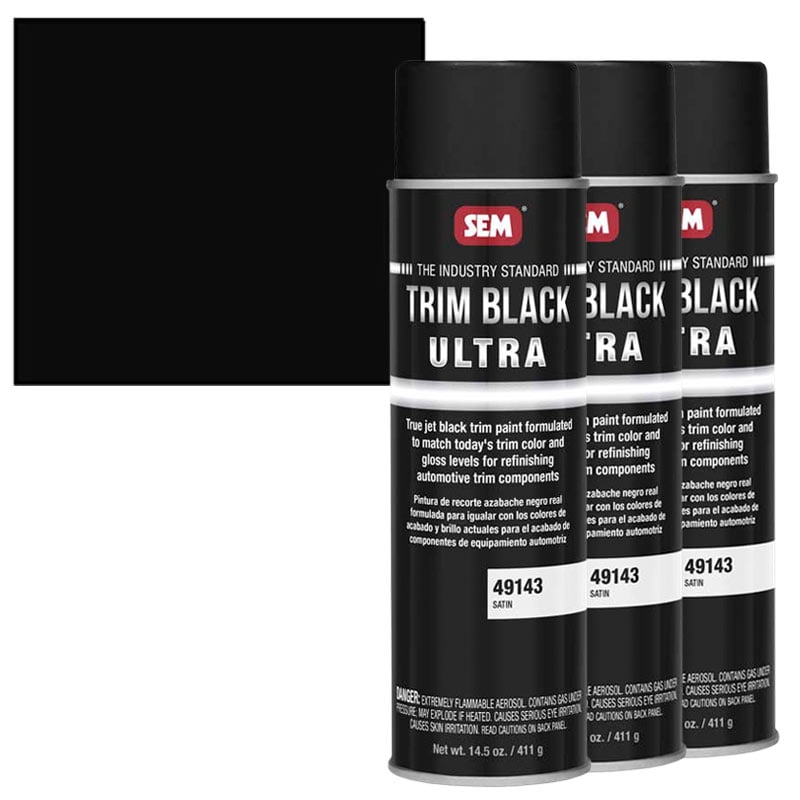 SEM 49143 Trim Black Ultra Satin 