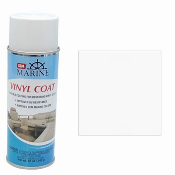 SEM Products 12 oz Vinyl Coat Flexible Aerosol Coating Carver White