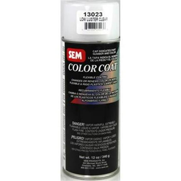SEM Products 13023 Low Luster Clear- Aerosol
