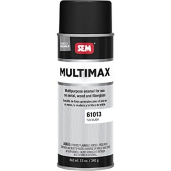 SEM Products SEM-61013 16 oz Multimax Flat Black Aerosol