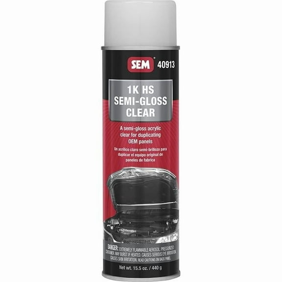 SEM Products 1K HS Semi-Gloss Clear Coat