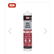 SEM Products 29372 Seam Sealer Gray- 10Oz.