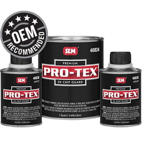 Pro-Tex 40820 2K Chip Guard Kit, Opaque Gray, Liquid
