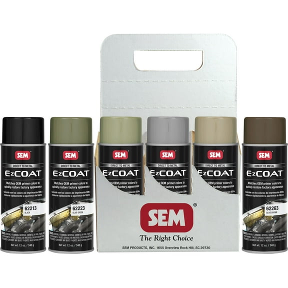 SEM Paints Ez Coat Six Pack Assortment