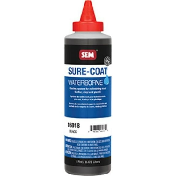 SEM Products SEM-16018 Sure Coat Interior Paint, Black