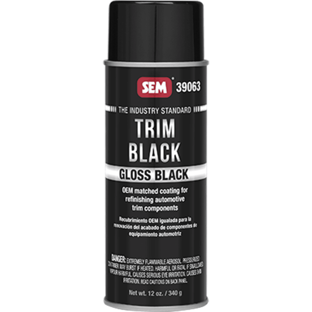 Sem Black Trim Paint SEM EZ Coat Black Paint (12 Oz, 2-Pack
