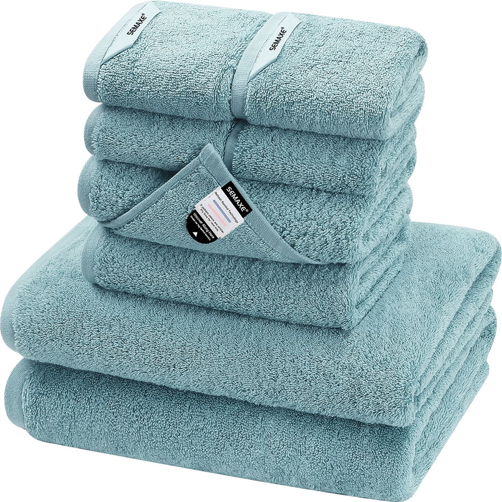  SEMAXE Yellow Bath Towel Set, 2 Luxury Bath Towels, 2 Hand  Towels, 4 Washcloths, 100% Cotton Bathroom Towel with Hanging Loops and  Smart Tag, Soft and Absorbent 8 Piece Towel Set : Home & Kitchen