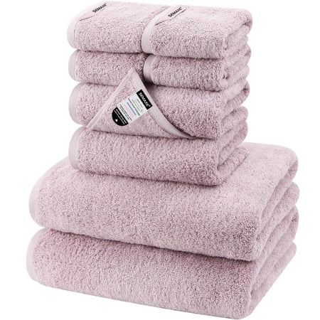 SEMAXE Luxury Cotton Bath Towel Set: 8-Piece (2 Bath Sheets 28x55" + 2 Hand Towels 16x28" + 4 Washcloths 13x13") | 550GSM, Ultra Plush | Spa, Hotel Grade for Family Bathroom Essentials, Purple price history and forecast - SEMAXE 00785856211038