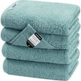 thumbnail image 1 of SEMAXE Blue Cotton Hand Towel Set With Bio Label Which Can "Remind to Replace", 4 packs, 1 of 10