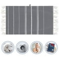 thumbnail image 1 of SEMAXE Gray Beach Towel (36 x 74), 100% Cotton, Turkish Style Towel, Yoga Towel, Travel Towel., 1 of 9