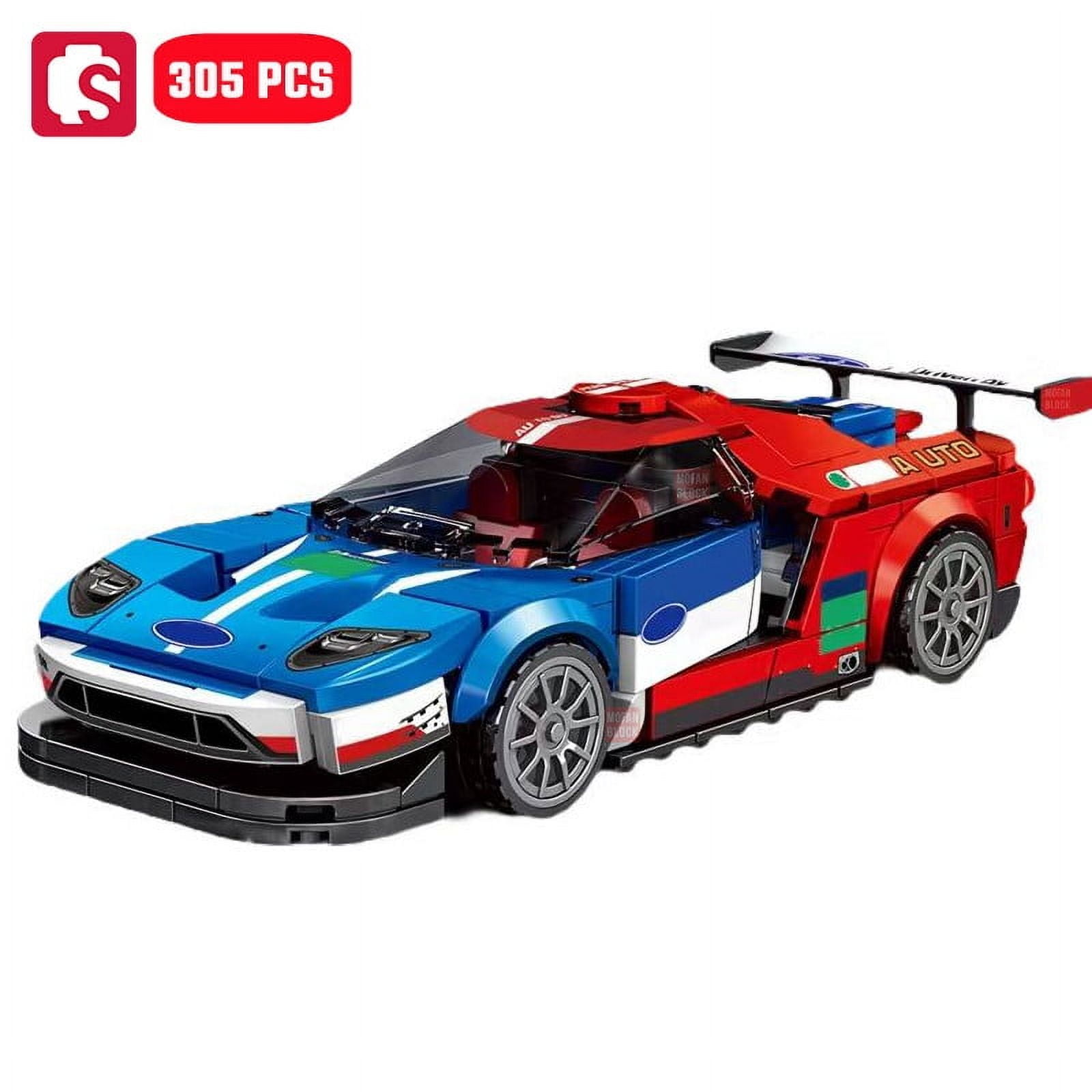 SEMBO BLOCK BK8 City Sports Car Racing Model Assembly Building Block ...