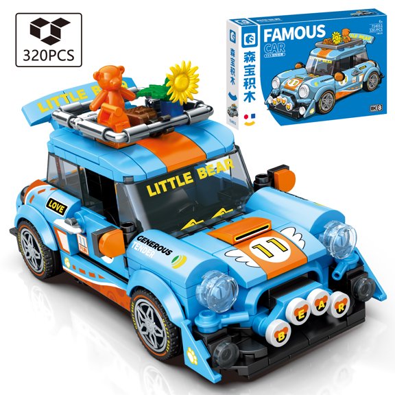 SEMBO Famous Car Series Model Building Block Set 714011 Little Bear's Journey320 PCSFor 6+ Kids
