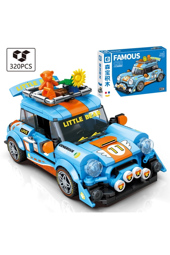 SEMBO Famous Car Series Model Building Block Set 714011 Little Bear's Journey320 PCSFor 6+ Kids