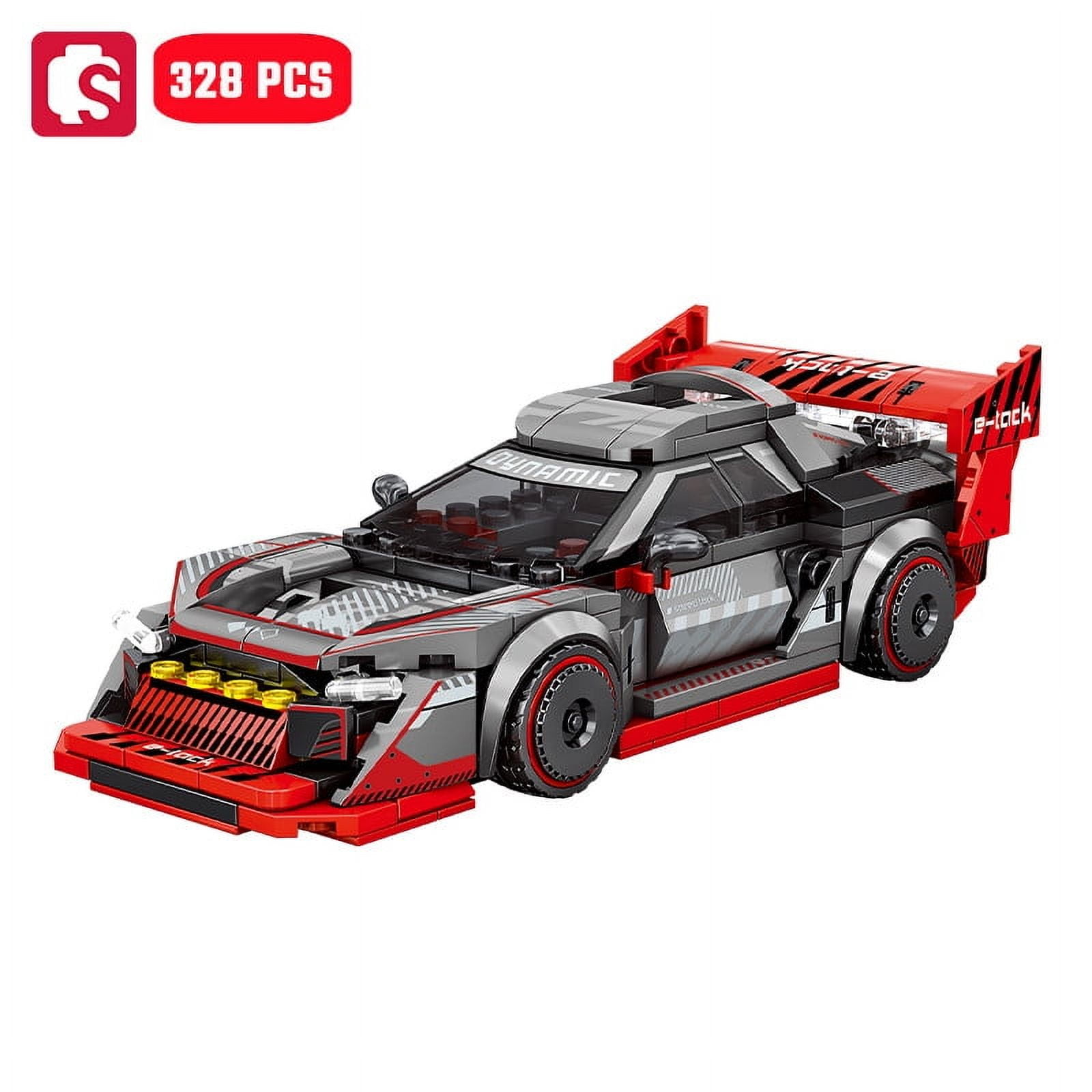 SEMBO Speed Sports Car Assemblage Building Blocks MOC Racing Vehicle ...