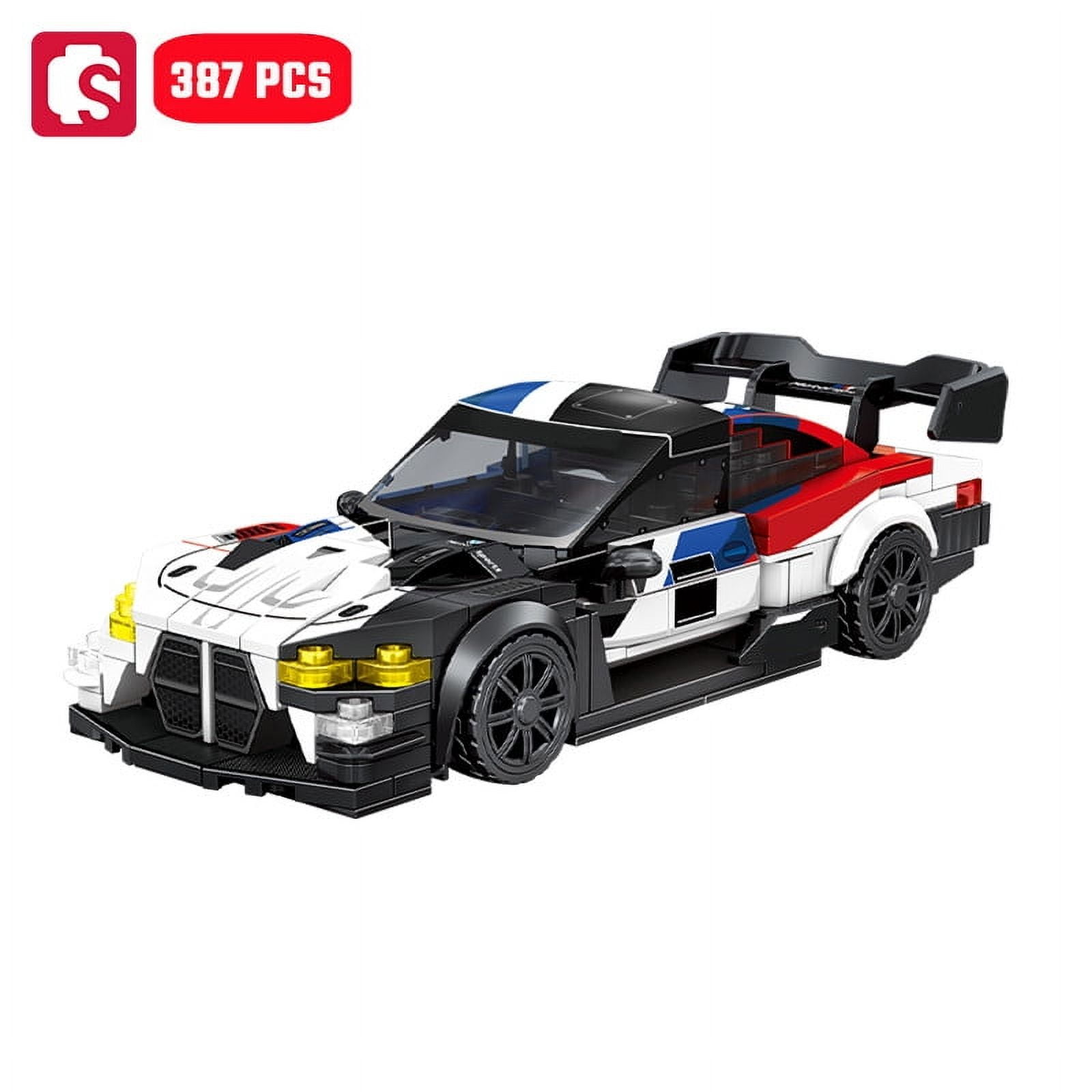 SEMBO Speed Sports Car Assemblage Building Blocks MOC Racing Vehicle ...