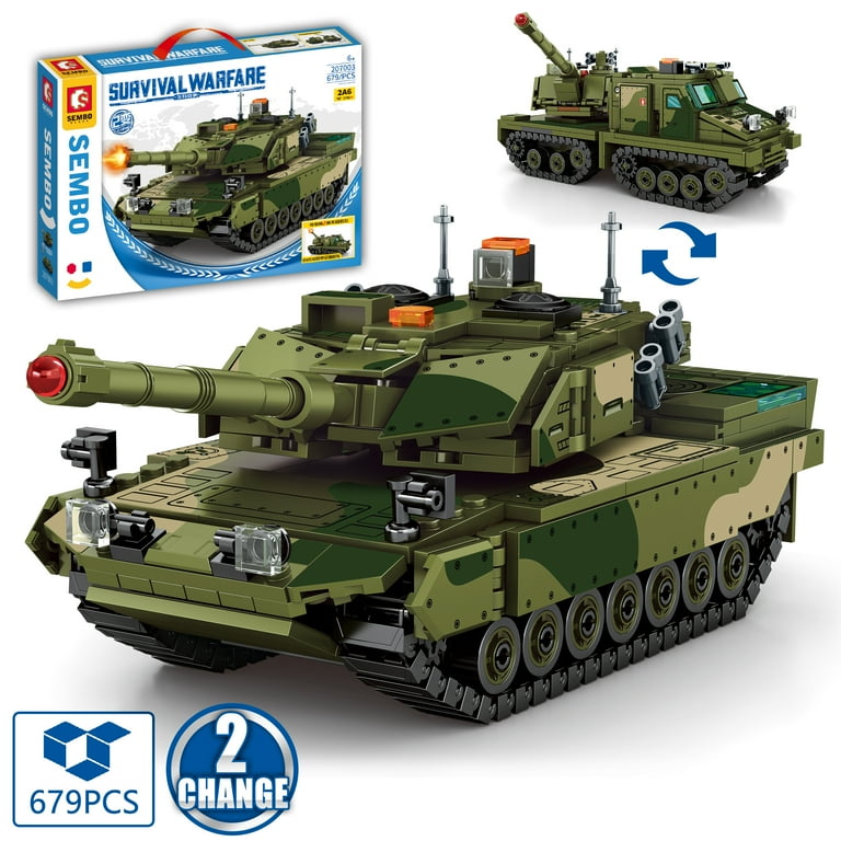 SEMBO Survival Warfare Series Tank Model Building Block Set 207003