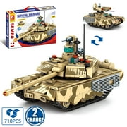SEMBO Survival Warfare Series Tank Model Building Block Set 207004 T90S Tank 710 PCS For 6+ Kids