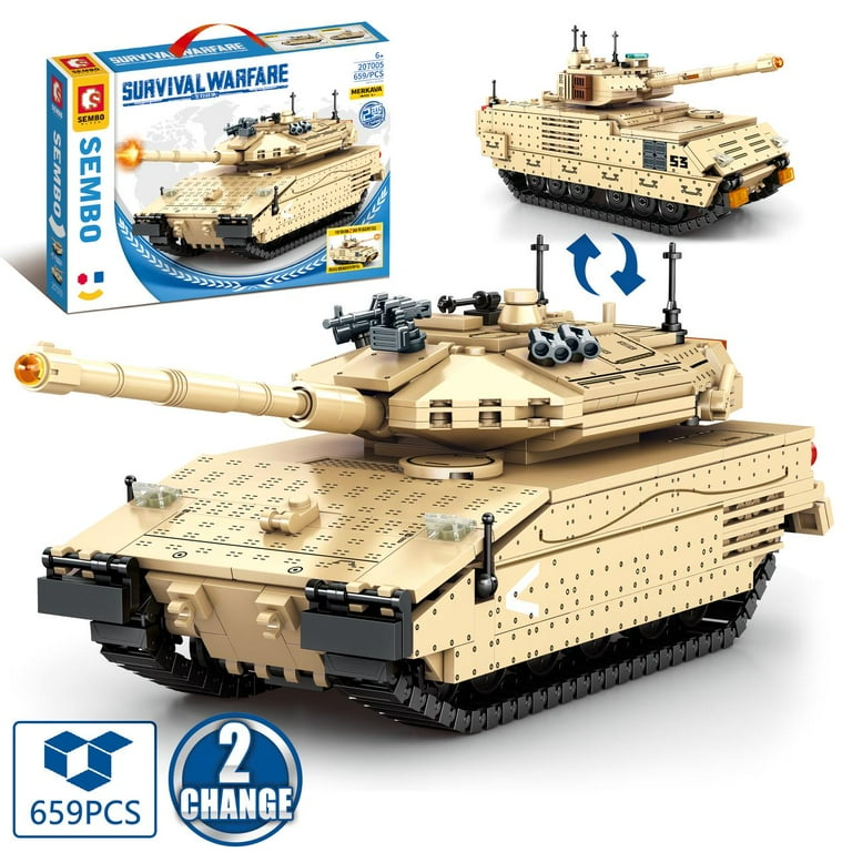 SEMBO Survival Warfare Series Tank Model Building Block Set 207005