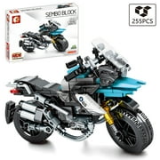 SEMBO Technique Series Motorcycle Model Building Block Set 701108 GS-1200 Moto 255 PCS For 6+ Kids