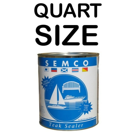 SEMCO TEAK SEALER NATURAL QUART TREATMENT SEALANT PROTECTOR PRESERVE SEM-10224