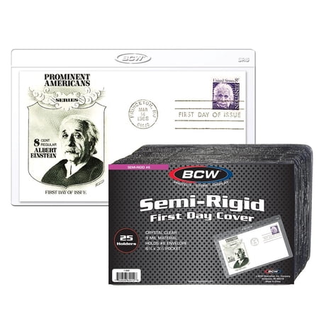 SEMI-RIGID FIRST DAY COVER HOLDER #5 - 6 3/4 X 4 3/8