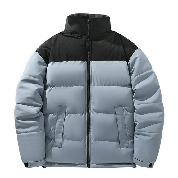 SEMIMAY Custom Winter Plus Cotton And Thick Down Jacket Loose Fashion Bright Face Jacket For Men