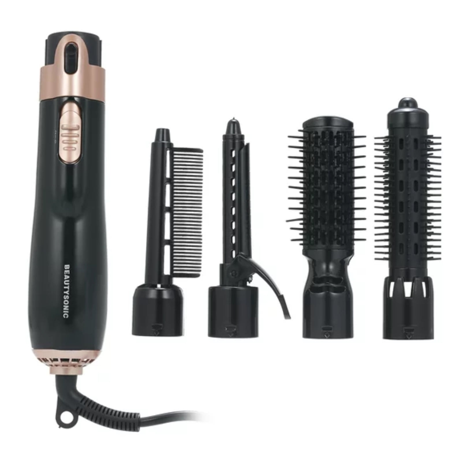 SEMIMAY Hot Air Comb 4in1 Negative Ion Wet And Dry Electric Hair Dryer Comb Straightener Curling Iron Hair Dryer Comb