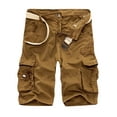 thumbnail image 1 of SEMIMAY Mens Fashion Sports Cotton Multi Pocket Camouflage Casual Short Pants, 1 of 5