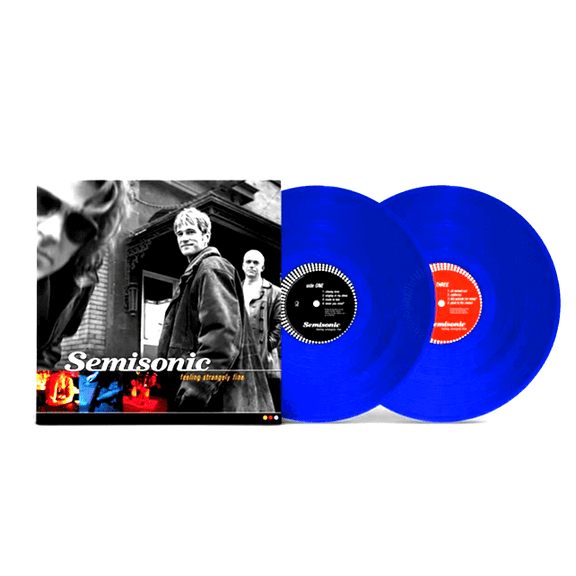 SEMISONIC Feeling Strangely Fine Limited Edition Cobalt Blue Vinyl Double LP