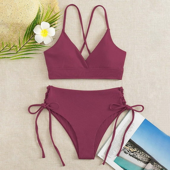 SEMPAI 2024 New Women Swimsuits Wrap Swimwear Fashionable Swimsuit Tankini Set Bikini Swim Suits,Plus Size Bathing Suit Tankini