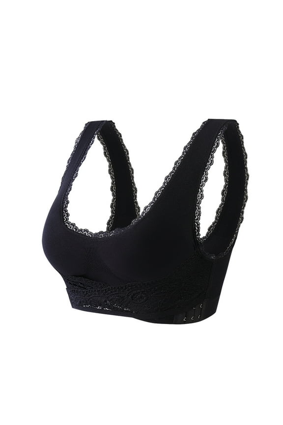 Sports Bras for Women Plus size underwear comfortable,breathable,close-fitting,Push-Up,Sexy Elder Full Coverage Seamless Full Figure Bras Beauty Bra,Bras