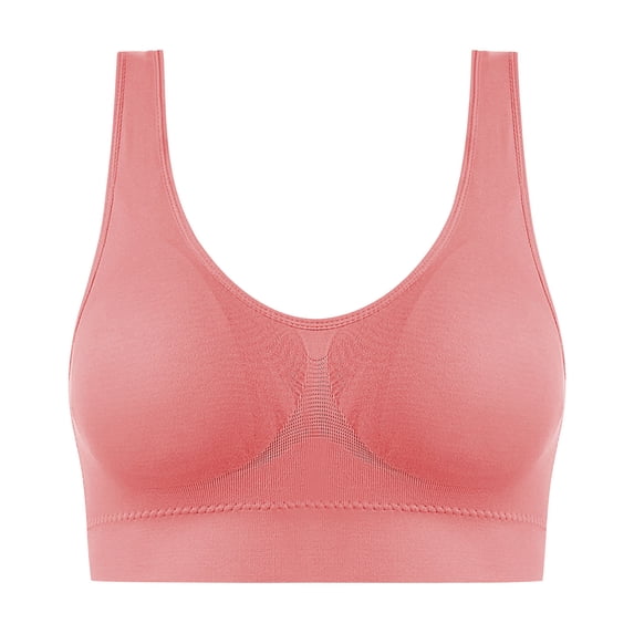SEMPAI Sports Bras for Women Plus size underwear comfortable,breathable,close-fitting,Push-Up,Sexy Elder Full Coverage Seamless Full Figure Bras Push Up Bra,Bras
